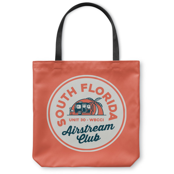 Custom South Florida Airstream Club Logo Canvas Tote Bag