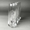 South Florida Airstream Club Logo Champagne Flutes - Stemless - Laser Engraved - Set of 4