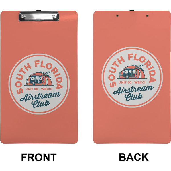 South Florida Airstream Club Logo Clipboard (Legal) (Front + Back)