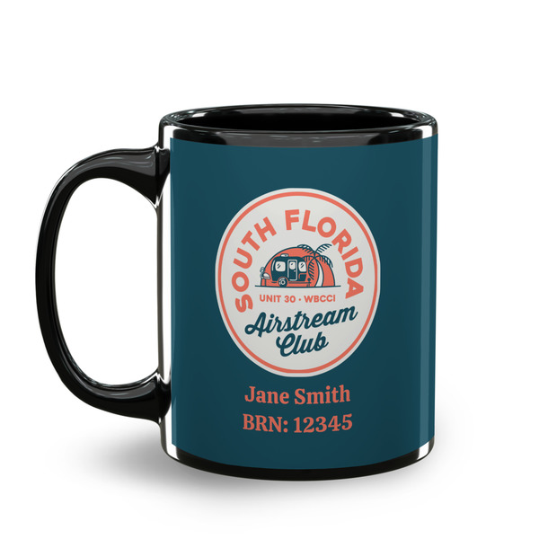 South Florida Airstream Club Logo Coffee Mug - 11 oz - Black