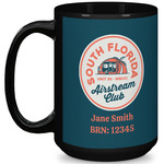 South Florida Airstream Club Logo 15 oz Coffee Mug - Black