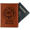 South Florida Airstream Club Logo Passport Holder - Faux Leather