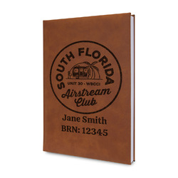 South Florida Airstream Club Logo Leatherette Journal