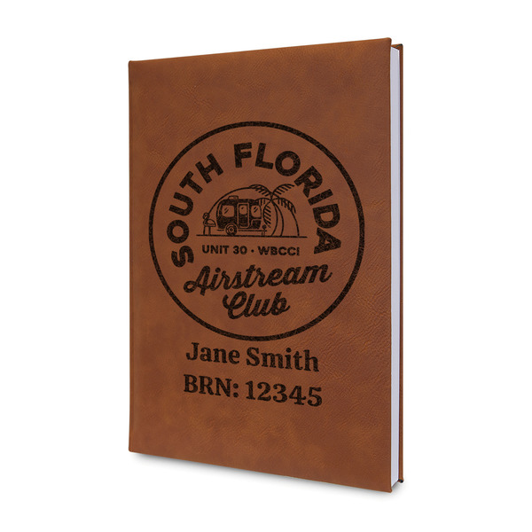 Custom South Florida Airstream Club Logo Leatherette Journal