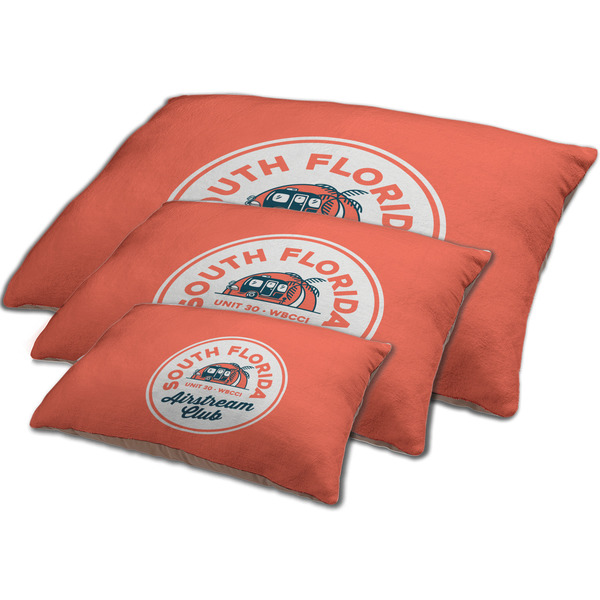 South Florida Airstream Club Logo Dog Beds - MAIN (sm, med, lrg)