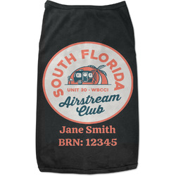 South Florida Airstream Club Logo Black Pet Shirt