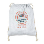 South Florida Airstream Club Logo Drawstring Backpack - Sweatshirt Fleece
