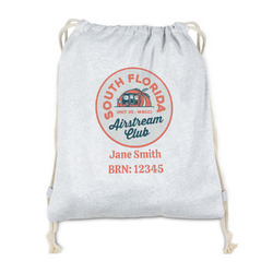 South Florida Airstream Club Logo Drawstring Backpack - Sweatshirt Fleece