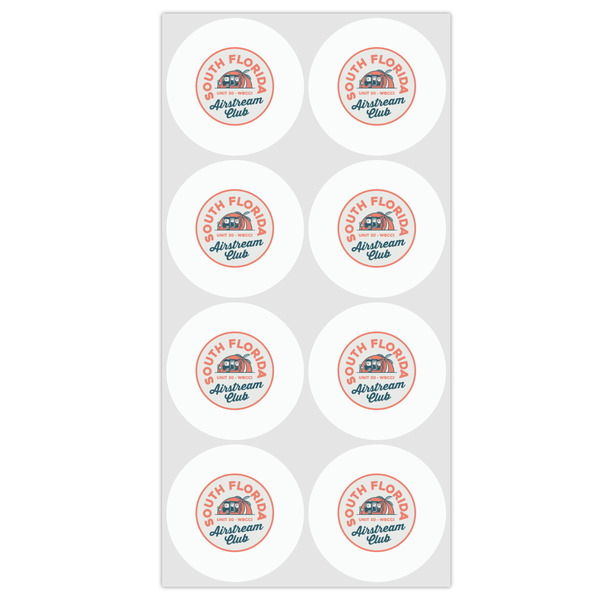 South Florida Airstream Club Logo Drink Topper - Medium - Set of 8