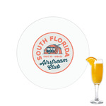 South Florida Airstream Club Logo Printed Drink Topper - 2.15"