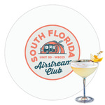 South Florida Airstream Club Logo Printed Drink Topper - 3.5"