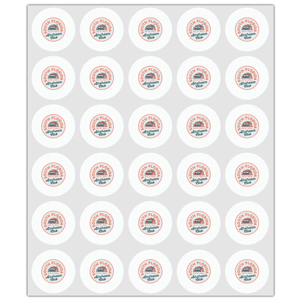 South Florida Airstream Club Logo Drink Topper - XSmall - Set of 30