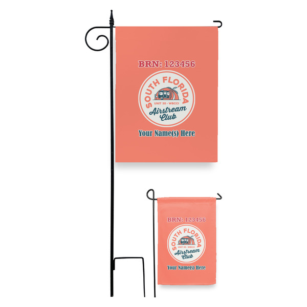 South Florida Airstream Club Logo Garden Flag - PARENT/MAIN