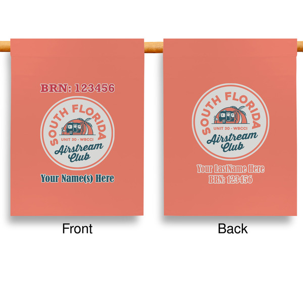 South Florida Airstream Club Logo Garden Flags - Large - Double Sided - APPROVAL