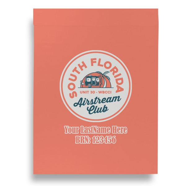 South Florida Airstream Club Logo Garden Flags - Large - Double Sided - BACK
