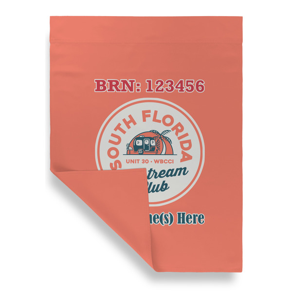 South Florida Airstream Club Logo Garden Flags - Large - Double Sided - FRONT FOLDED