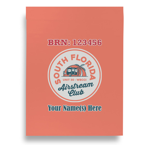 South Florida Airstream Club Logo Garden Flags - Large - Double Sided - FRONT