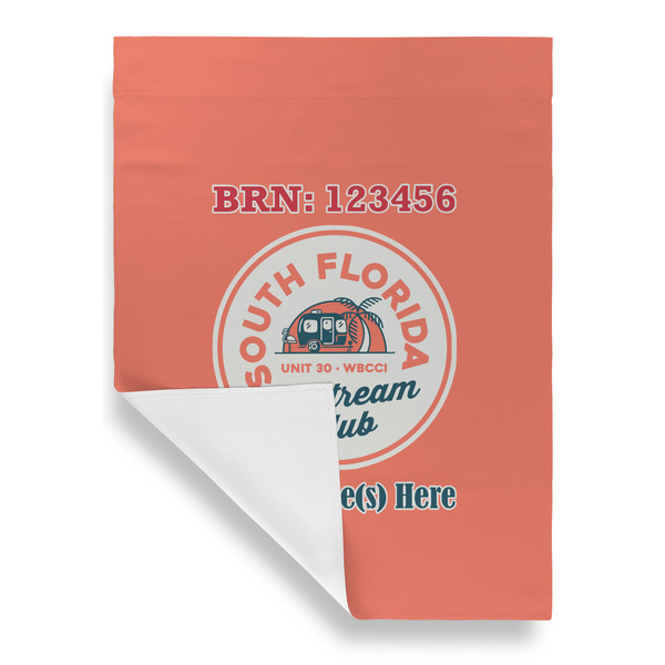 South Florida Airstream Club Logo Garden Flags - Large - Single Sided - FRONT FOLDED