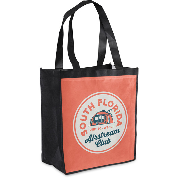 Custom South Florida Airstream Club Logo Grocery Bag