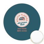 South Florida Airstream Club Logo Printed Cookie Topper - Round