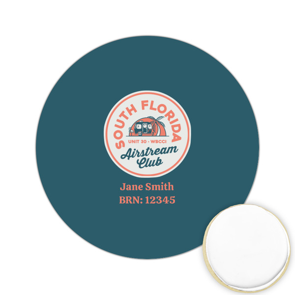 Custom South Florida Airstream Club Logo Printed Cookie Topper - 2.15"