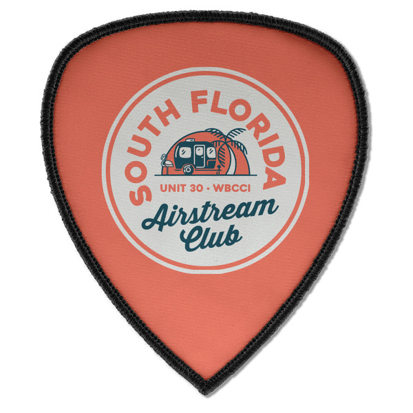 South Florida Airstream Club Logo Iron On Patch - Shield - Style A - Front
