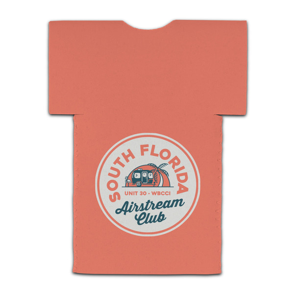 South Florida Airstream Club Logo Jersey Bottle Cooler - BACK (flat)