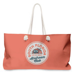 South Florida Airstream Club Logo Large Tote Bag with Rope Handles