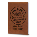 South Florida Airstream Club Logo Leatherette Journal - Large - Double-Sided
