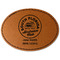 South Florida Airstream Club Logo Faux Leather Iron On Patch - Oval
