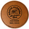 South Florida Airstream Club Logo Faux Leather Iron On Patch - Round