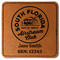 South Florida Airstream Club Logo Faux Leather Iron On Patch - Square