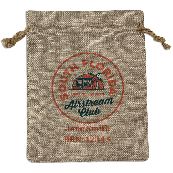 Custom South Florida Airstream Club Logo Burlap Gift Bag
