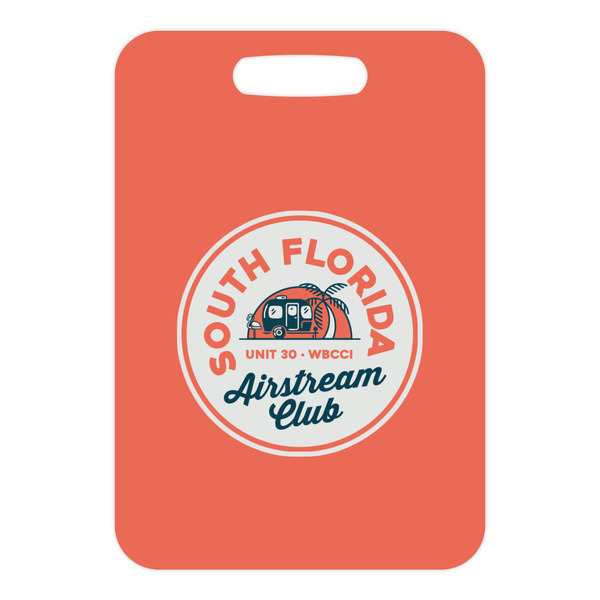 South Florida Airstream Club Logo Metal Luggage Tag - Front Without Strap