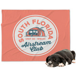South Florida Airstream Club Logo Dog Blanket - Large
