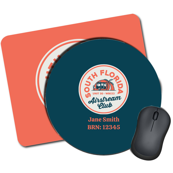 Custom South Florida Airstream Club Logo Mouse Pad