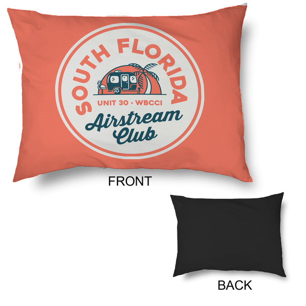 South Florida Airstream Club Logo Outdoor Dog Beds - Large - APPROVAL