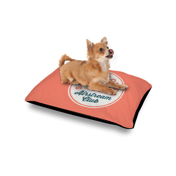 South Florida Airstream Club Logo Outdoor Dog Beds - Small - IN CONTEXT