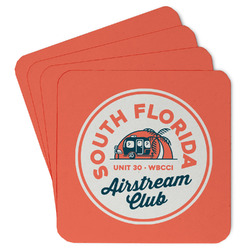 South Florida Airstream Club Logo Paper Coasters