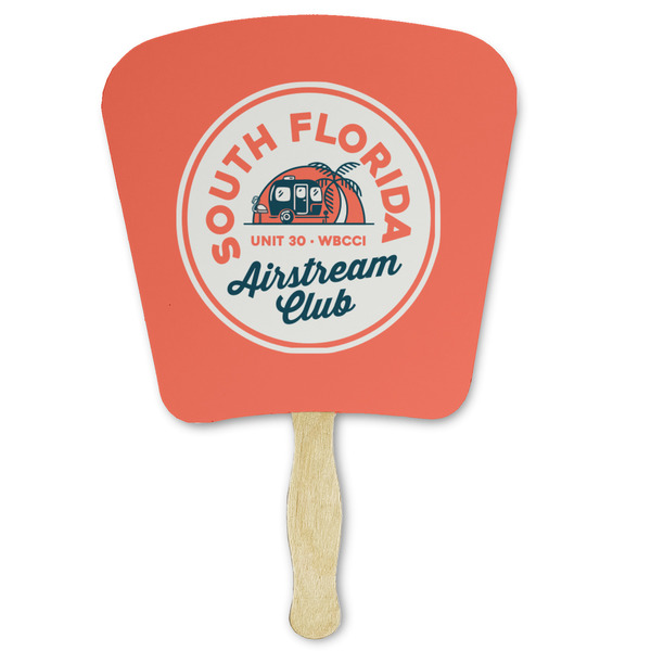Custom South Florida Airstream Club Logo Paper Fan