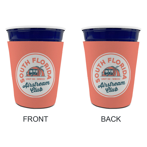 South Florida Airstream Club Logo Party Cup Sleeves - without bottom - Approval