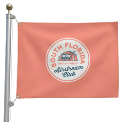 South Florida Airstream Club Logo Pole Flag