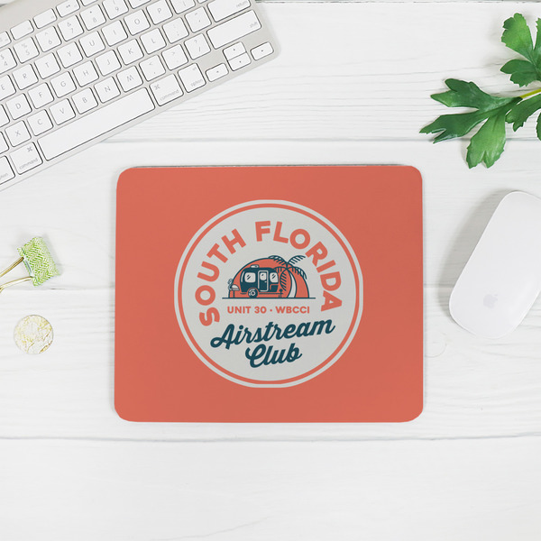 South Florida Airstream Club Logo Rectangular Mouse Pad - LIFESTYLE 2