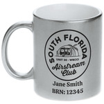 South Florida Airstream Club Logo Metallic Silver Mug
