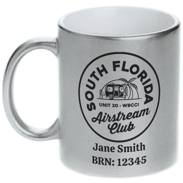 South Florida Airstream Club Logo Silver Mug - Main