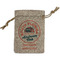 South Florida Airstream Club Logo Burlap Gift Bag - Small - Single-Sided