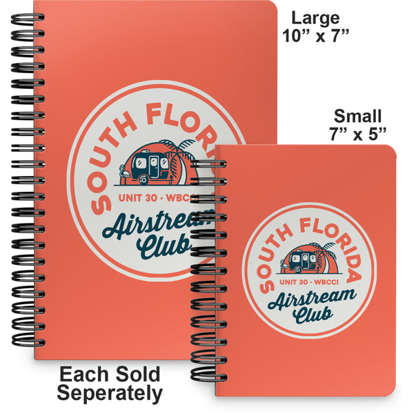 South Florida Airstream Club Logo Spiral Journal - Comparison