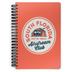 South Florida Airstream Club Logo Spiral Notebook
