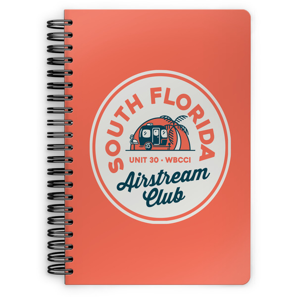 Custom South Florida Airstream Club Logo Spiral Notebook