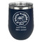 South Florida Airstream Club Logo Stemless Stainless Steel Wine Tumbler - Navy - Single-Sided